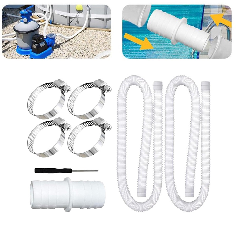 32 mm For Pool Hose with Leak Proof Installation Stainless Steel Clips