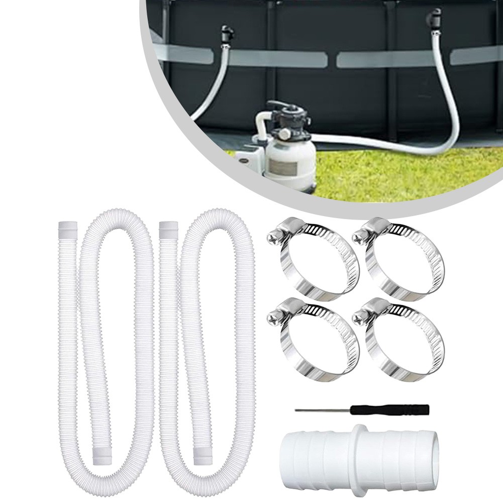 32 mm For Pool Hose with Leak Proof Installation Stainless Steel Clips