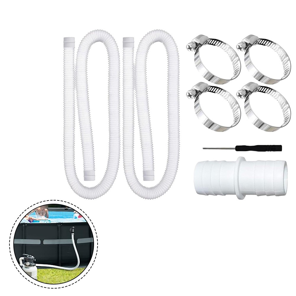 32 mm For Pool Hose with Leak Proof Installation Stainless Steel Clips
