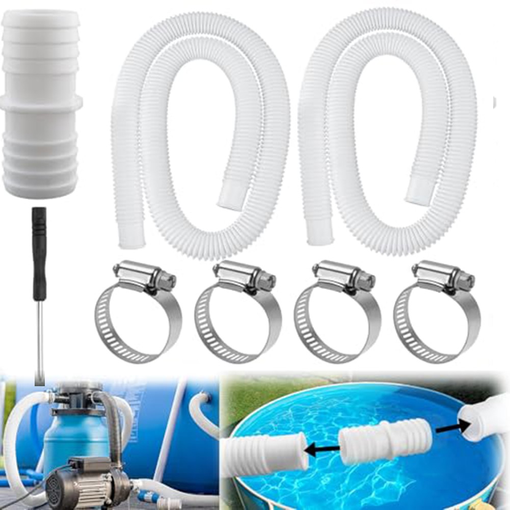 32 mm For Pool Hose with Leak Proof Installation Stainless Steel Clips