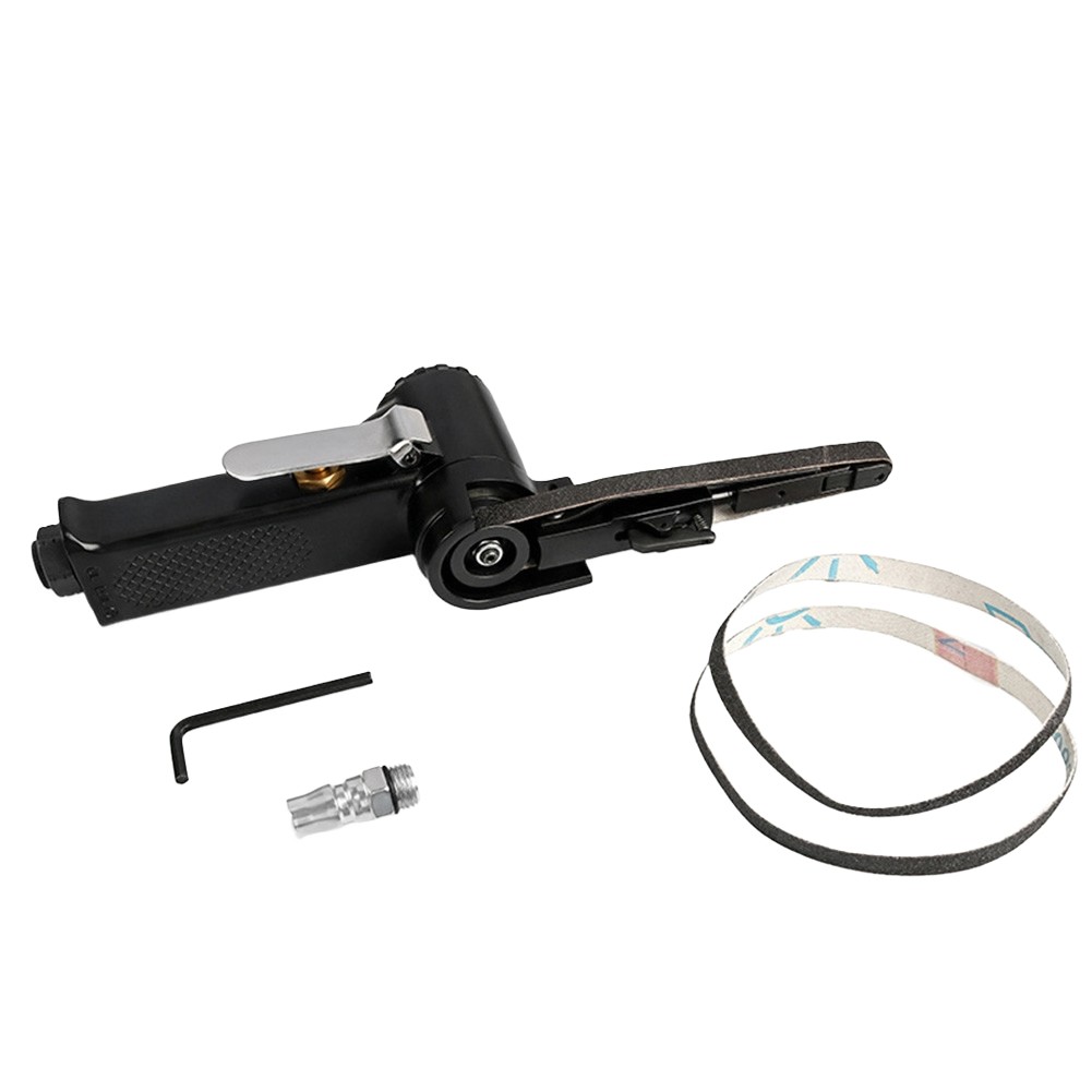 Efficient Pneumatic Sander with Sandpaper for Wood and Metal Applications - Picture 13 of 27