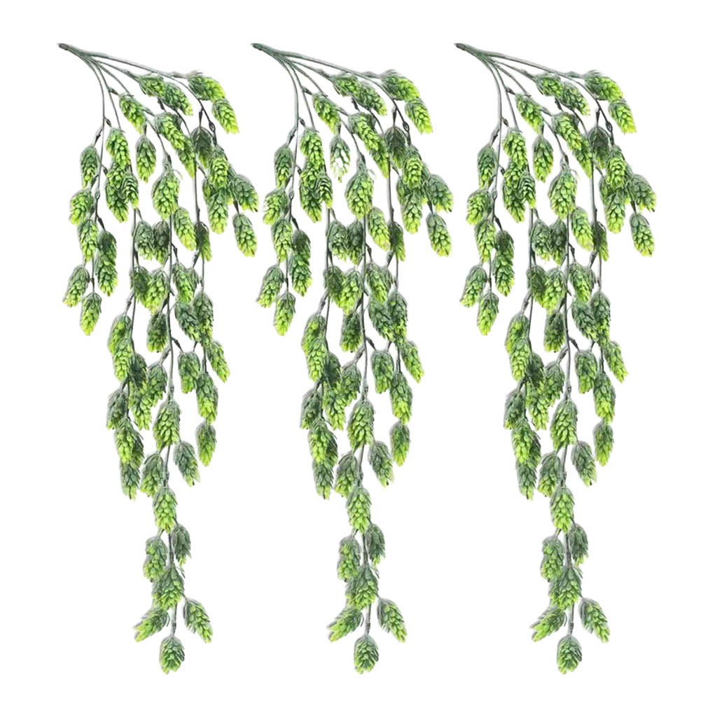 80cm Faux Pineapple Plant Vines Lifelike Green Decor for Home and Garden Use