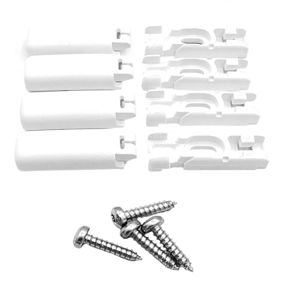 4Pcs Blind Base Clamping Brackets with Screws Clamping Brackets Set for Windows - Picture 12 of 22
