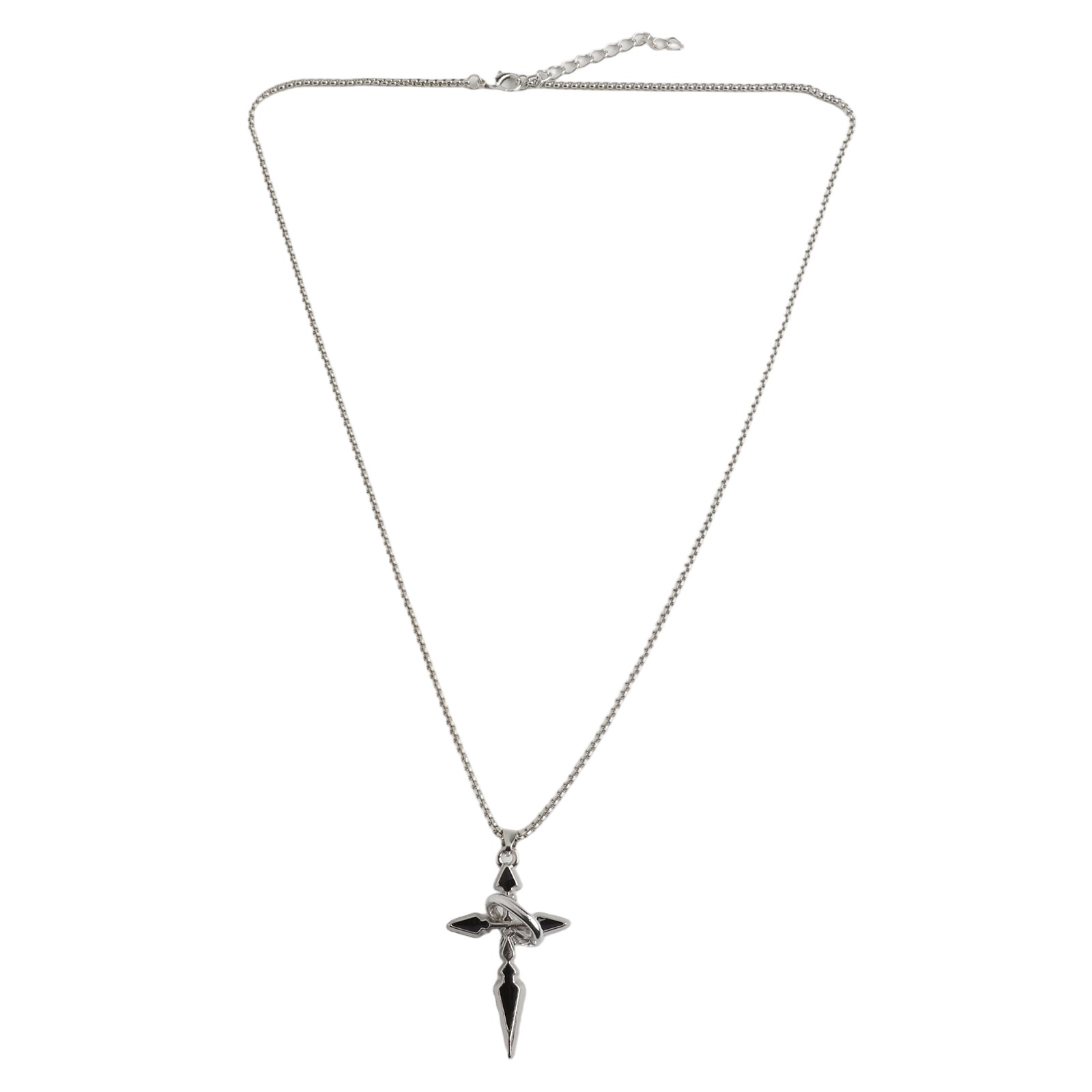 Unique Textured Chain Necklace Featuring Detachable Decorative Elements - Picture 42 of 47