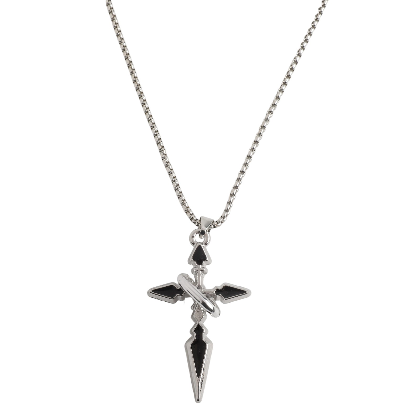 Unique Textured Chain Necklace Featuring Detachable Decorative Elements - Picture 38 of 47