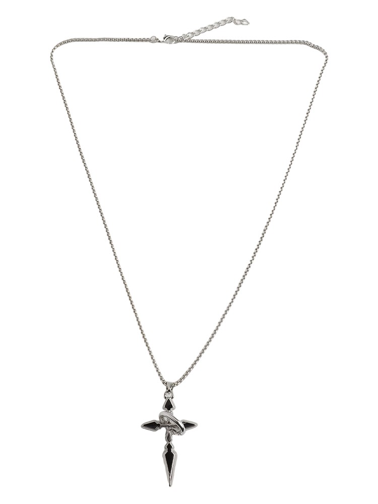 Unique Textured Chain Necklace Featuring Detachable Decorative Elements - Picture 40 of 47