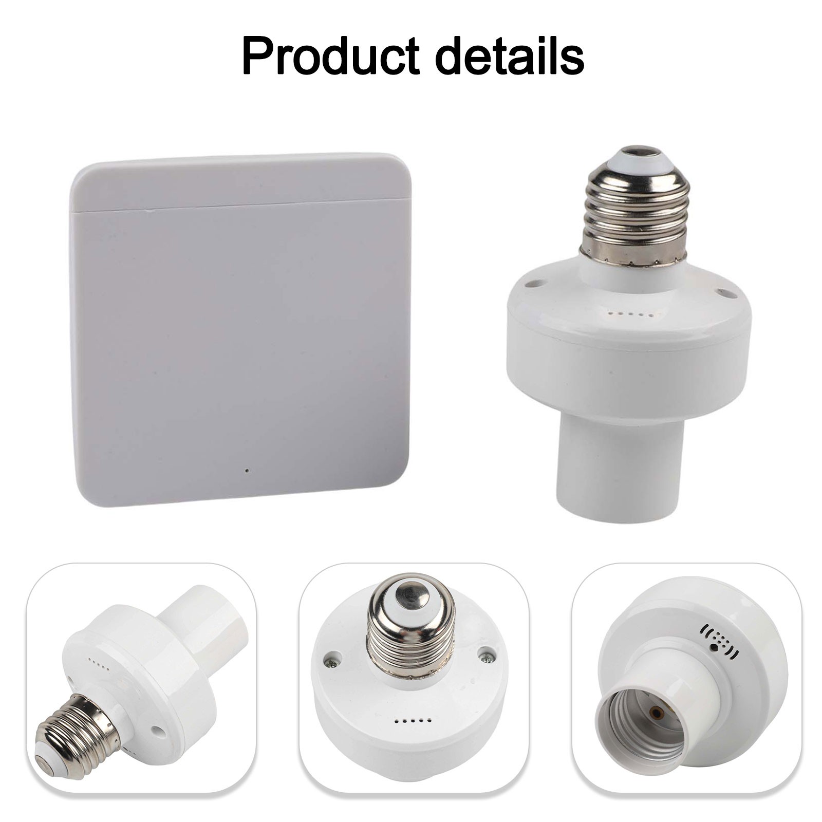 Soporte Lámpara Control Remoto E27 220V para Fácil Gestión Inalámbrica de Iluminación - Imagen 28 de 43