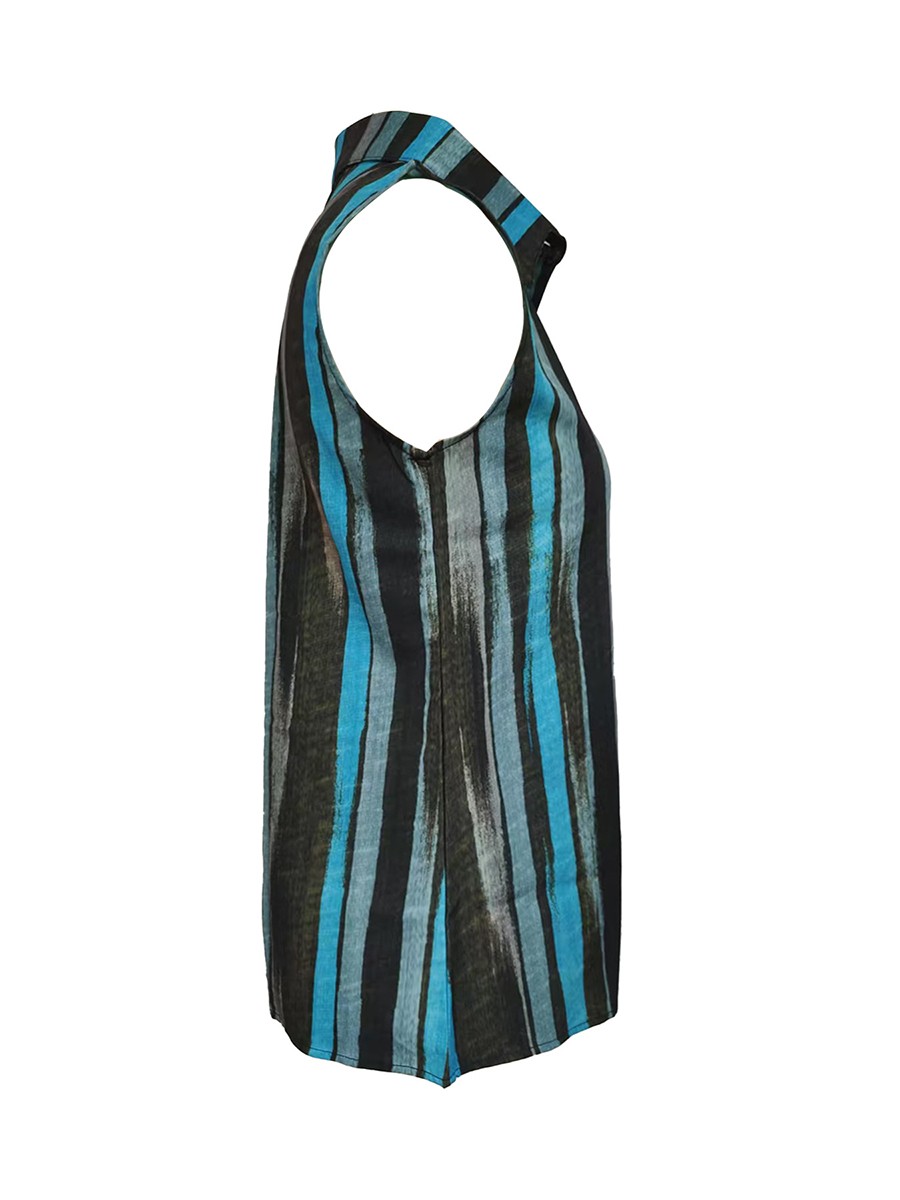 Trendy Women's Printed Button Cardigan Casual Vest for Spring and Summer Wear - Picture 36 of 84