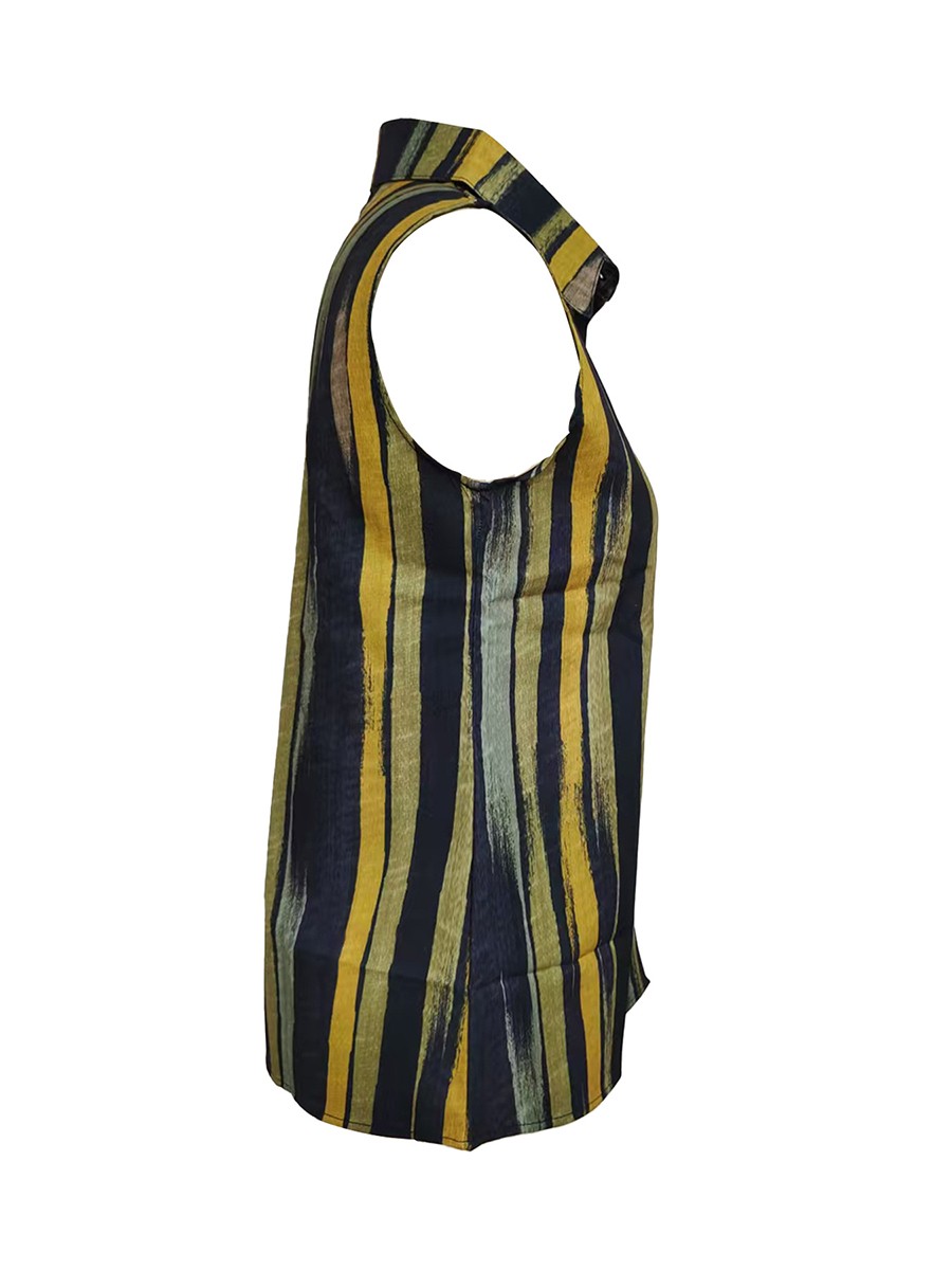 Trendy Women's Printed Button Cardigan Casual Vest for Spring and Summer Wear - Picture 43 of 84