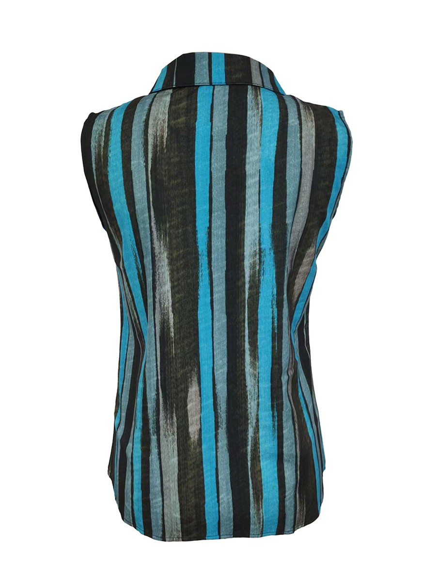Trendy Women's Printed Button Cardigan Casual Vest for Spring and Summer Wear - Picture 35 of 84