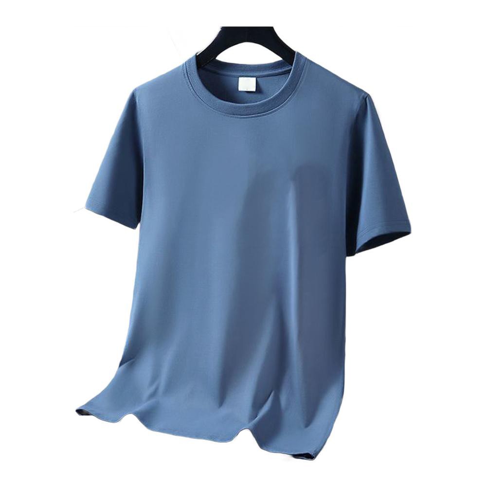 Men's Casual Crew Neck T Shirt Quick Dry Short Sleeve for Everyday Comfort - Picture 10 of 14