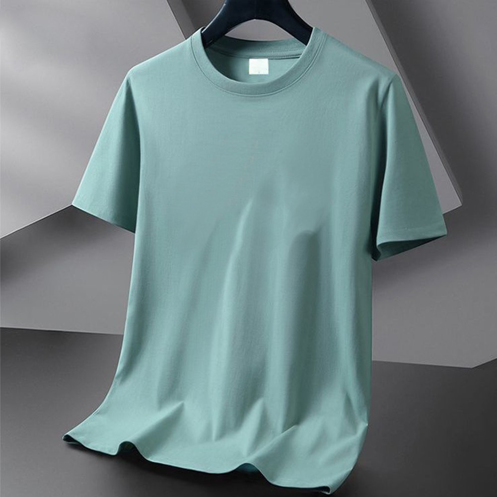 Men's Casual Crew Neck T Shirt Quick Dry Short Sleeve for Everyday Comfort - Picture 11 of 14