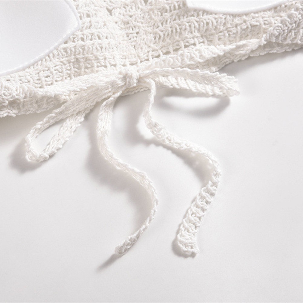 90%Cotton 10%Spandex Backless Knitted Vest Bohemia Crop Top Color Options A-J - Picture 24 of 46