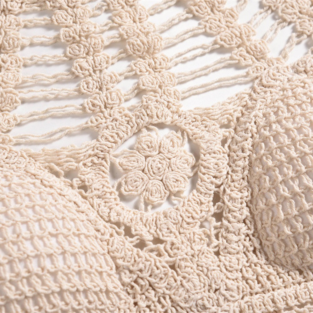 90%Cotton 10%Spandex Backless Knitted Vest Bohemia Crop Top Color Options A-J - Picture 28 of 46