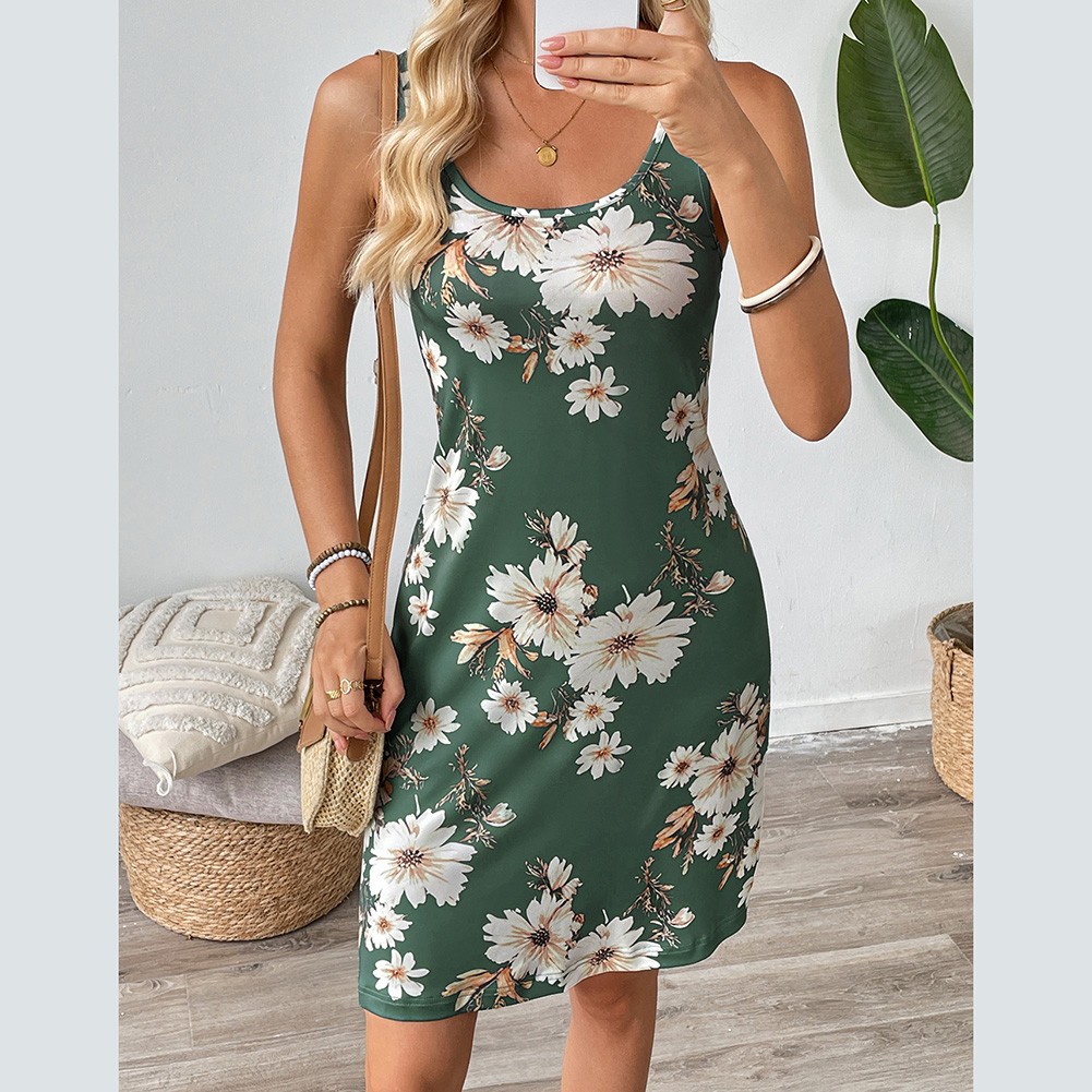 Halter printed dress - Picture 27 of 65