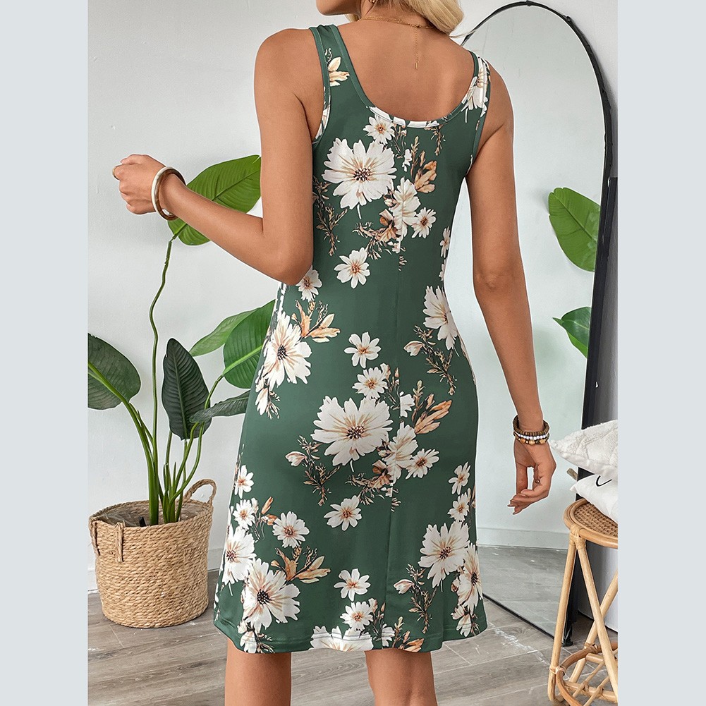 Halter printed dress - Picture 28 of 65