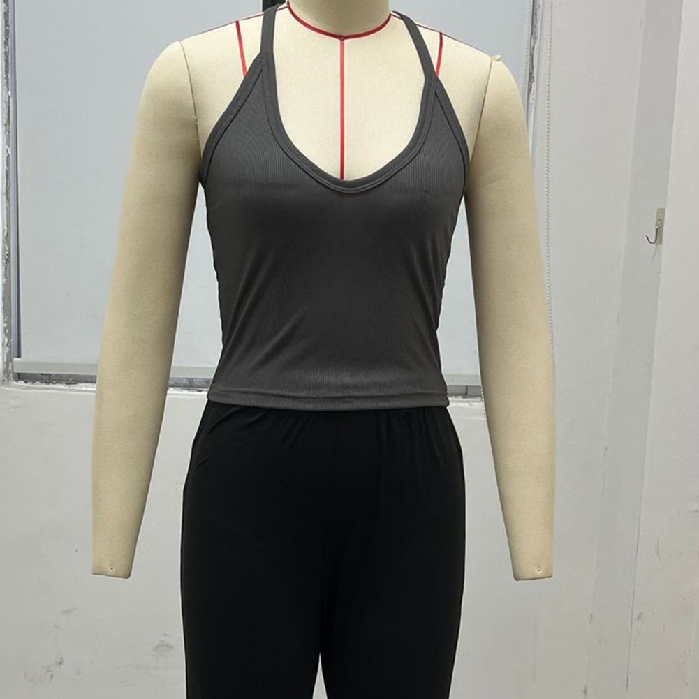 Lightweight Women Summer Vest Low Chest Sleeveless Top for Casual Wear - Picture 31 of 37