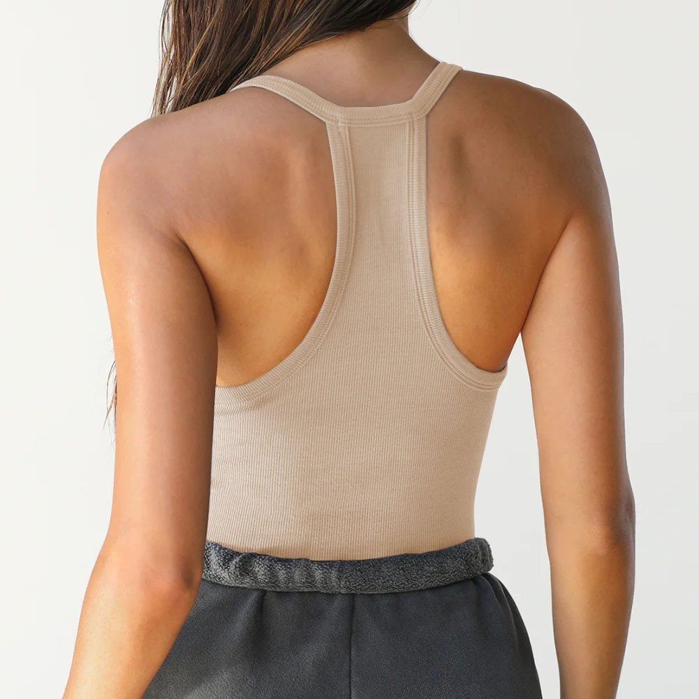 Lightweight Women Summer Vest Low Chest Sleeveless Top for Casual Wear - Picture 16 of 37