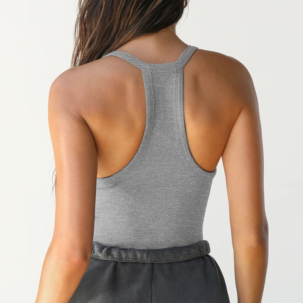 Lightweight Women Summer Vest Low Chest Sleeveless Top for Casual Wear - Picture 20 of 37