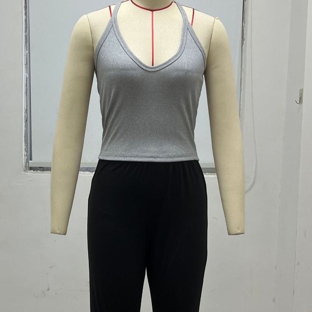 Lightweight Women Summer Vest Low Chest Sleeveless Top for Casual Wear - Picture 19 of 37