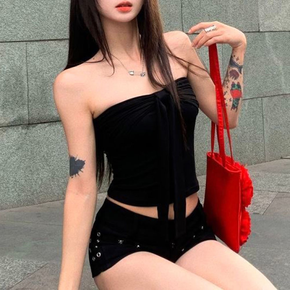 Casual Women Vest with Bow Lace Up Sleeveless Style for Summer Outings - Picture 31 of 44