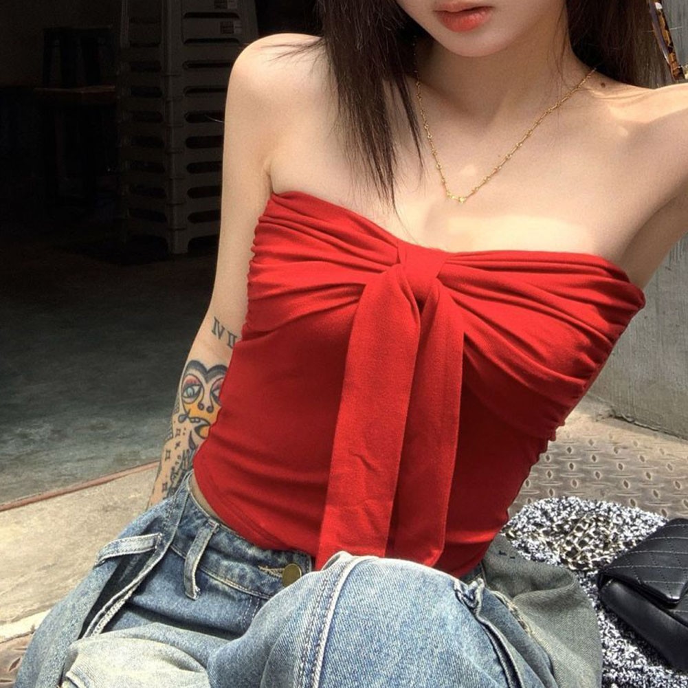 Casual Women Vest with Bow Lace Up Sleeveless Style for Summer Outings - Picture 44 of 44