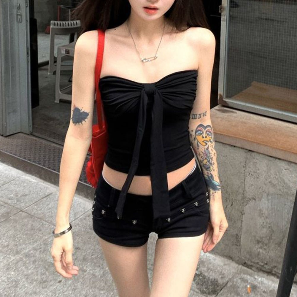 Casual Women Vest with Bow Lace Up Sleeveless Style for Summer Outings - Picture 32 of 44
