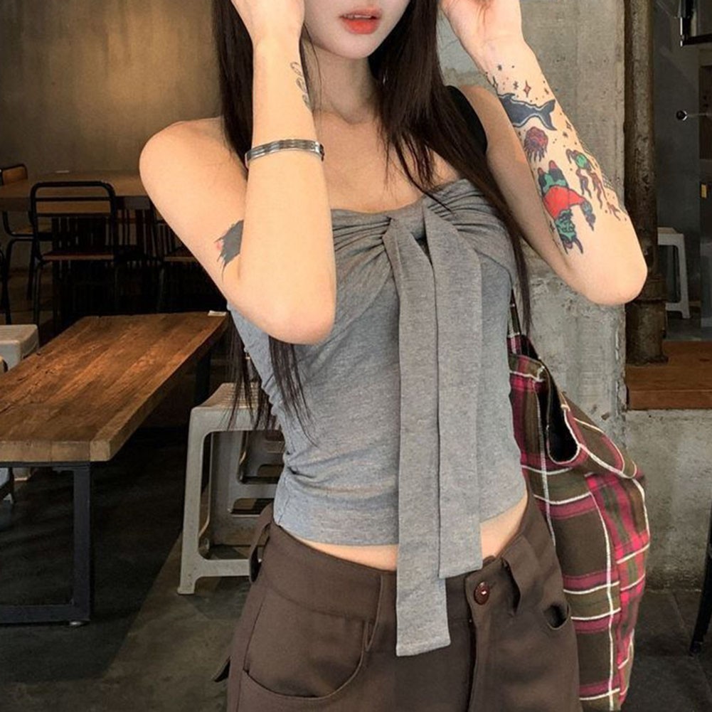 Casual Women Vest with Bow Lace Up Sleeveless Style for Summer Outings - Picture 28 of 44