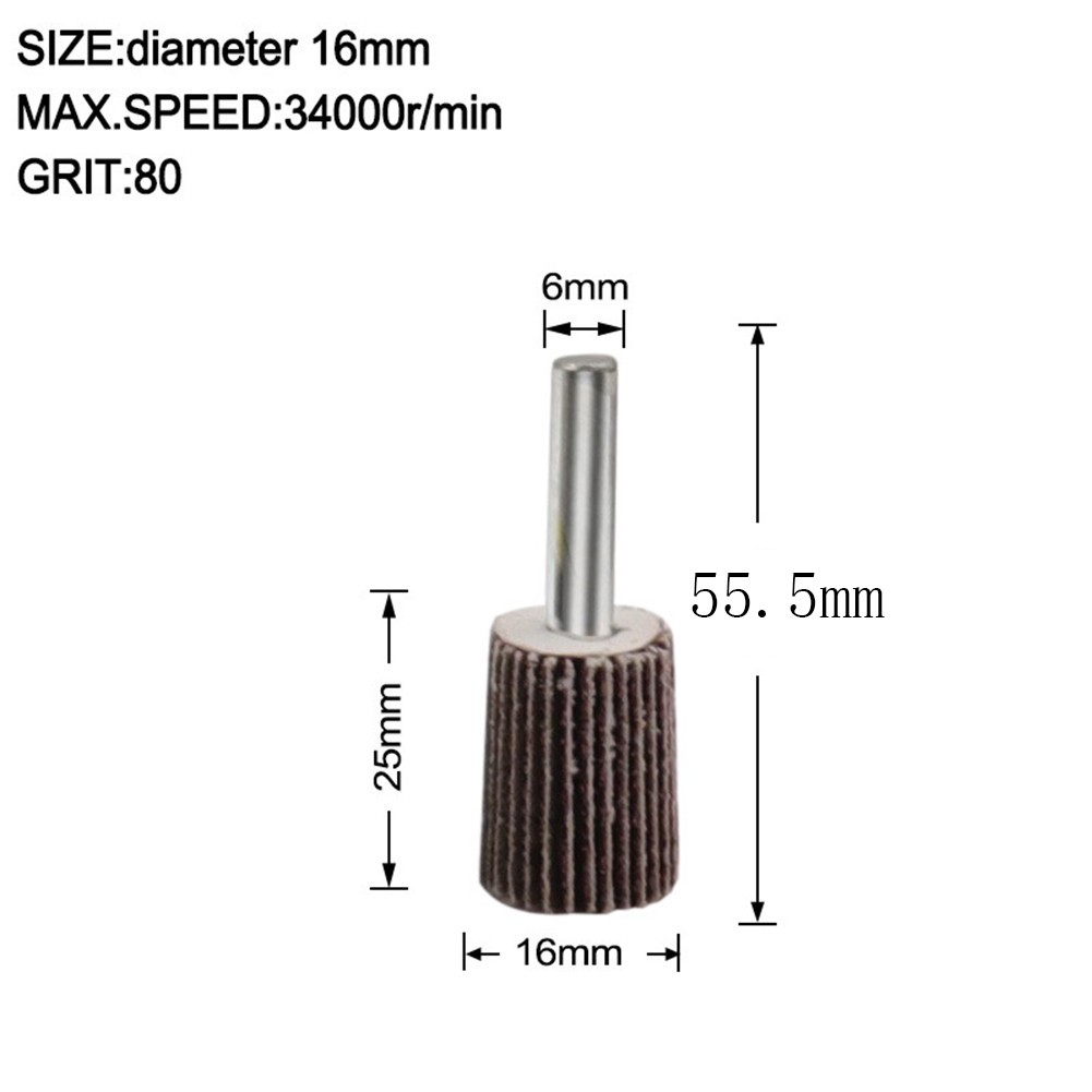 Good Self-sharpening Sanding Wheel Head 80 Grit For Handicrafts For Molds - Picture 34 of 34