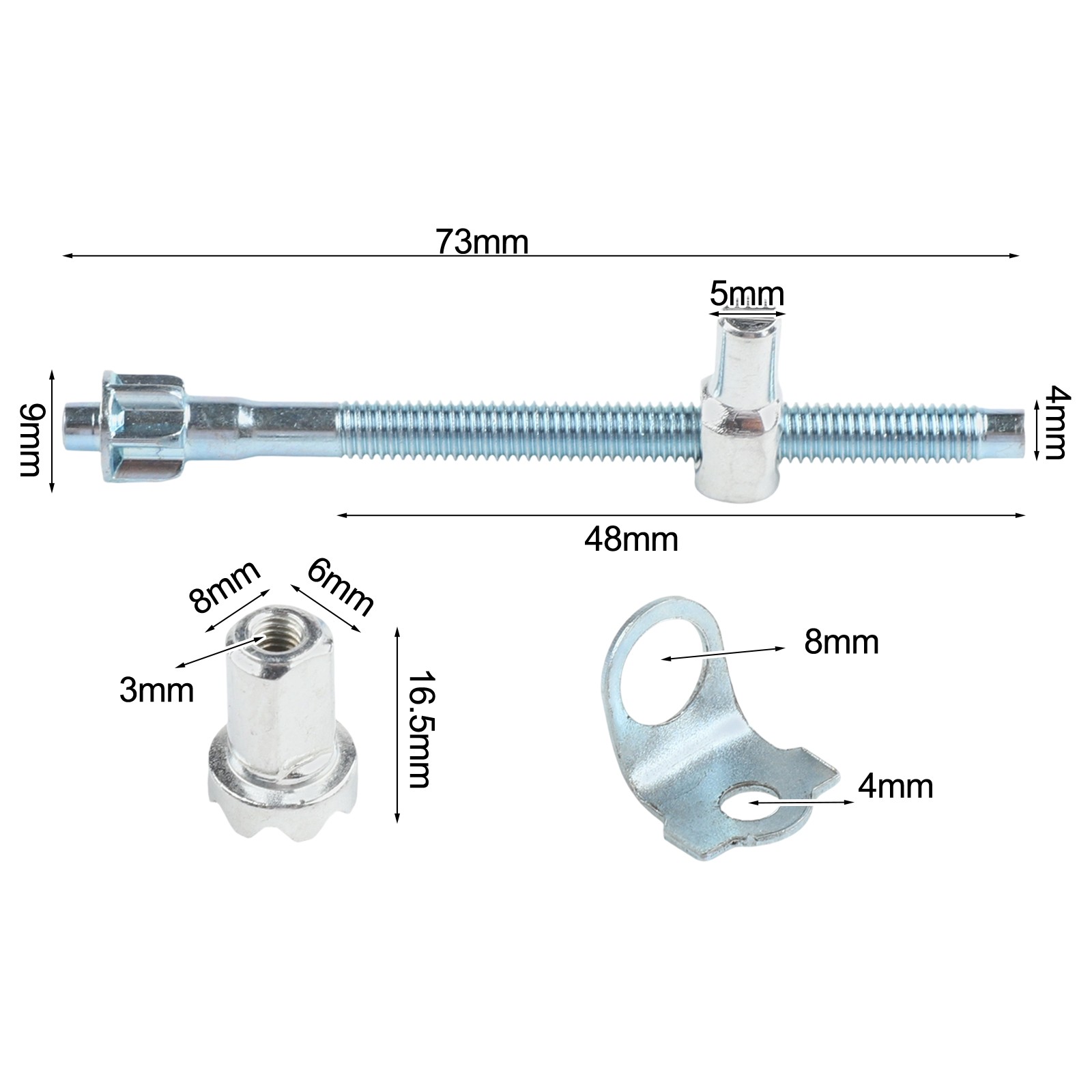 For Efficient Chainsaw Tension Adjuster Nut Kit 68/73mm for Electric Use