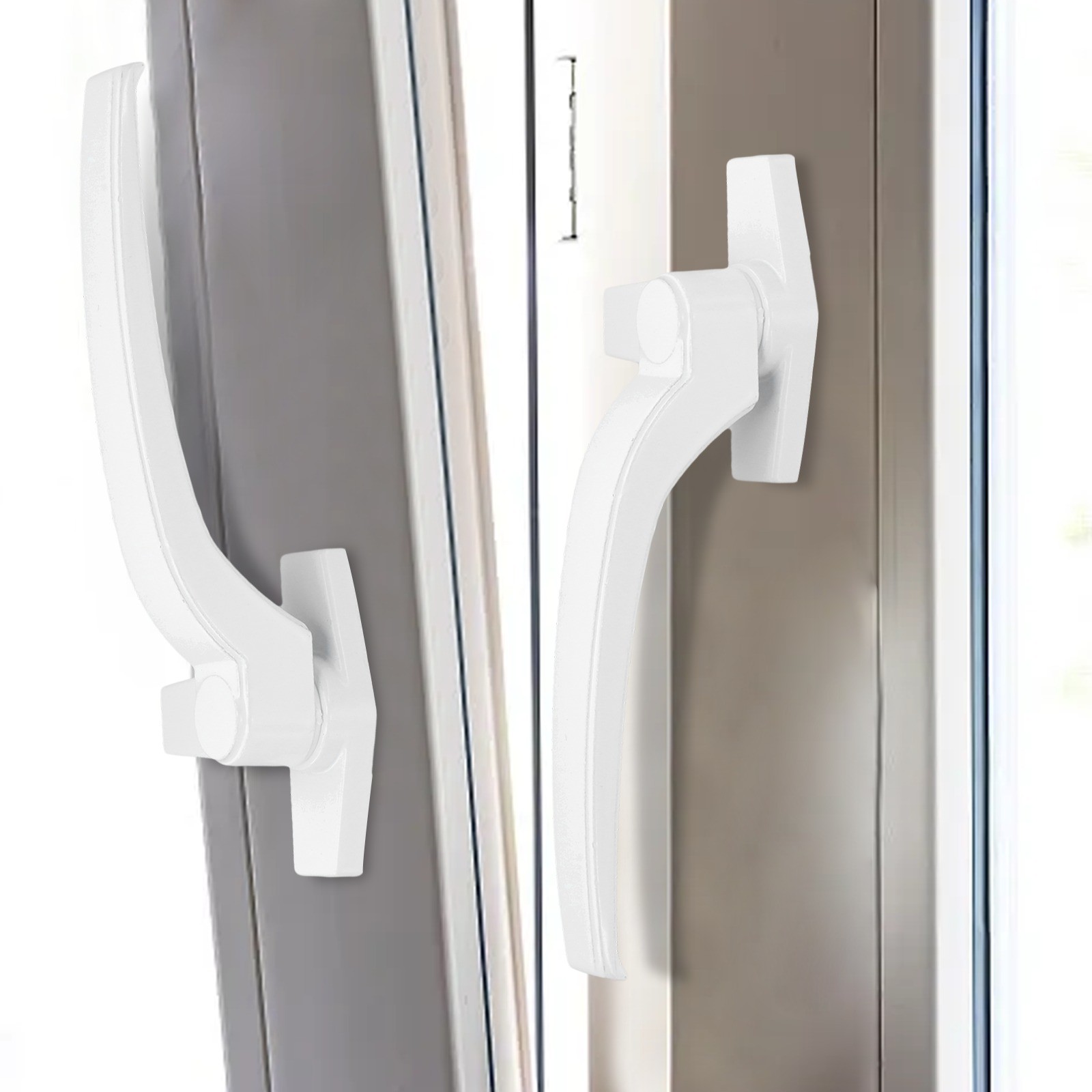 For Window Handle Replacement Kit 2Pcs for Sliding Door and For Window Use - Picture 25 of 35