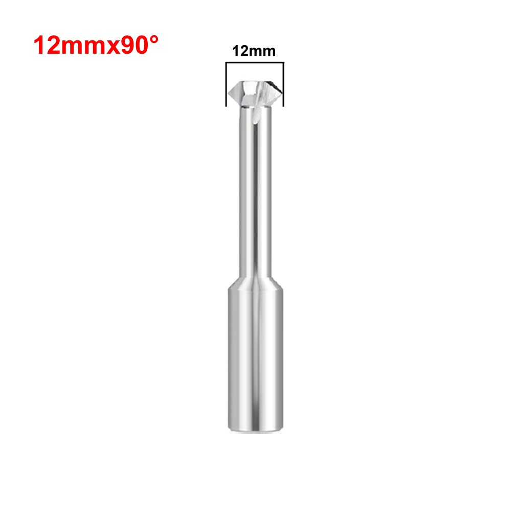 Solid Carbide 90 Degree Chamfer Milling Tool 4 Flute for High Performance