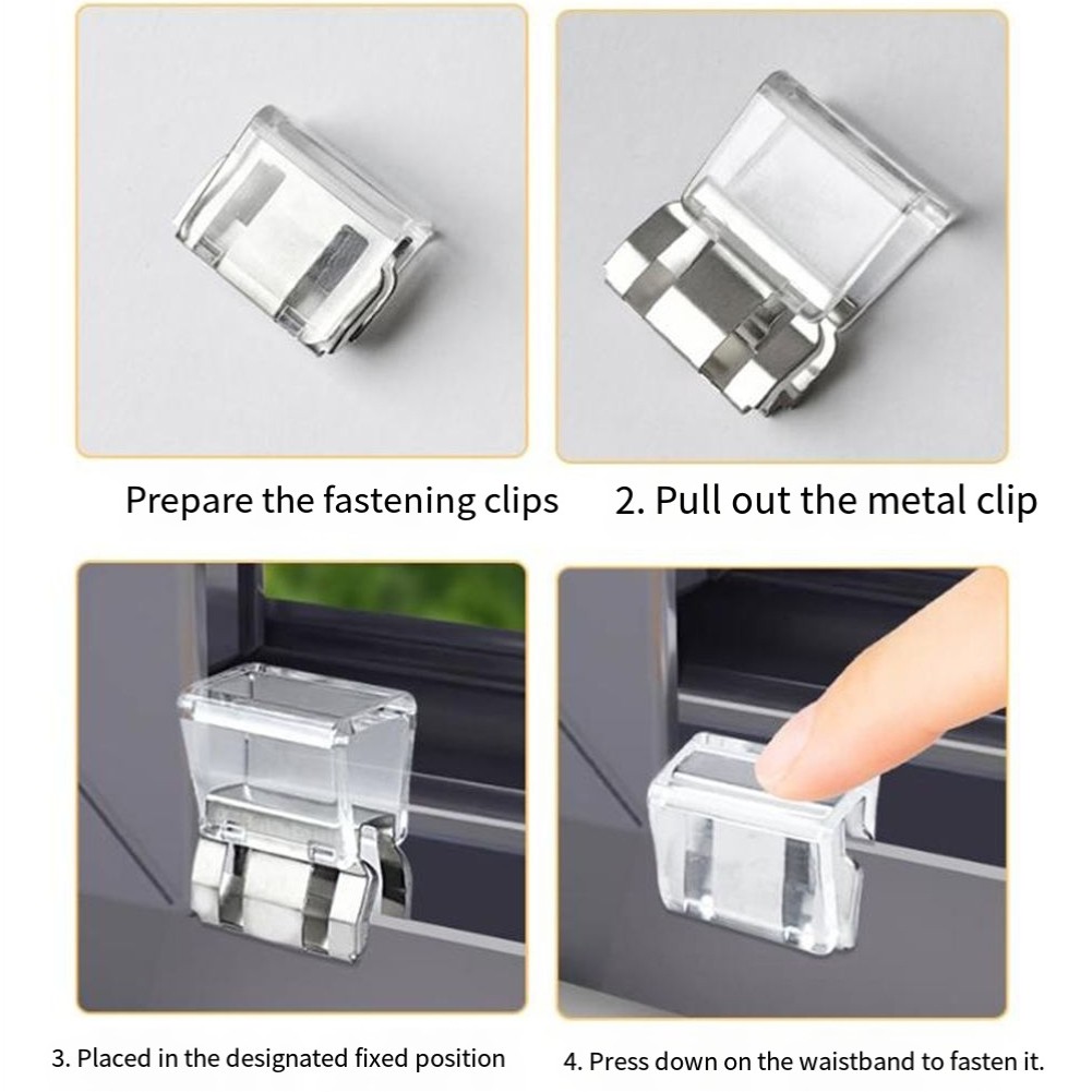 10PCS Window Stopper Clips for Effective Window Security and Safety Features - Picture 35 of 40