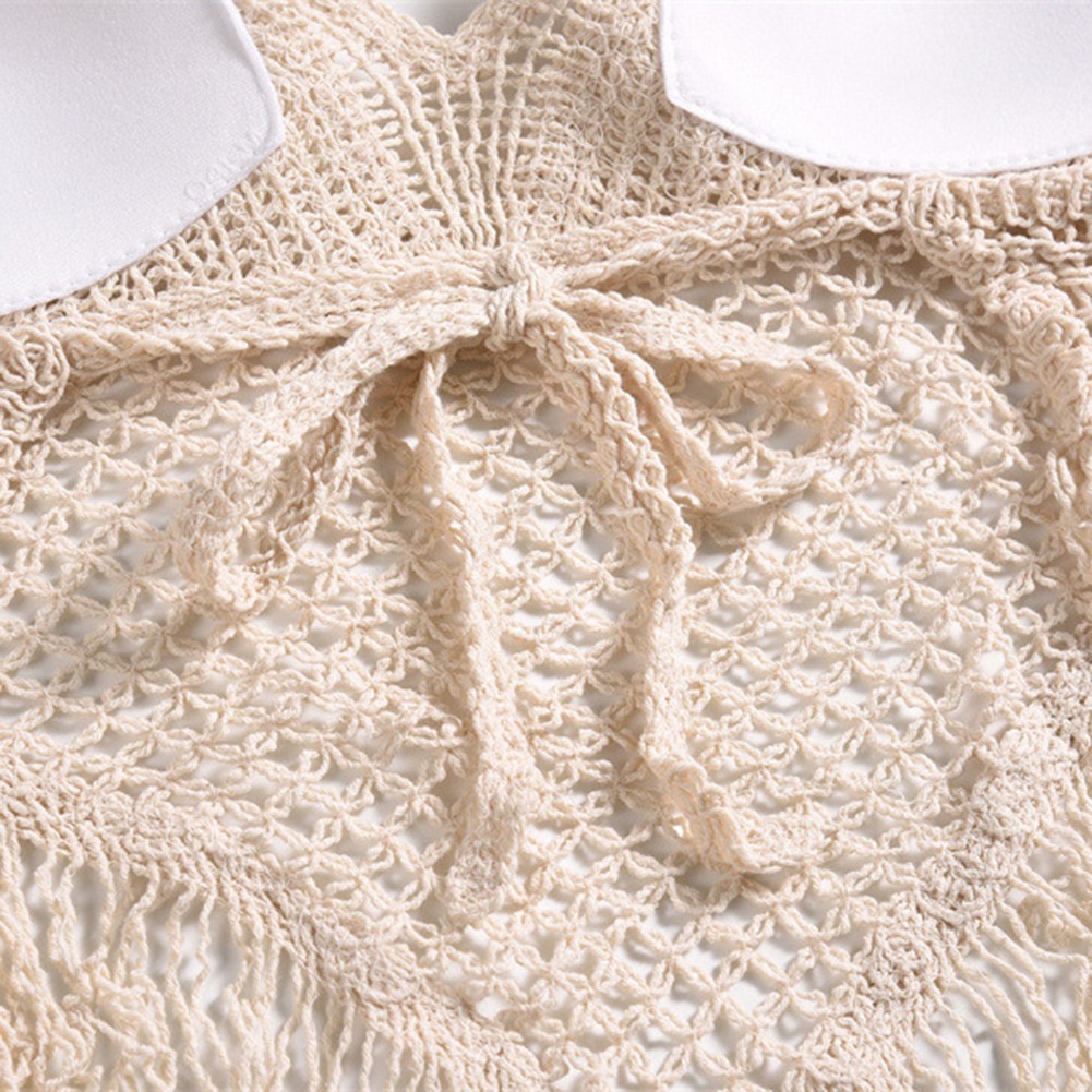 Lightweight Knitted Beach Camisoles for Women Bohemian Style with Tassels - Picture 32 of 50