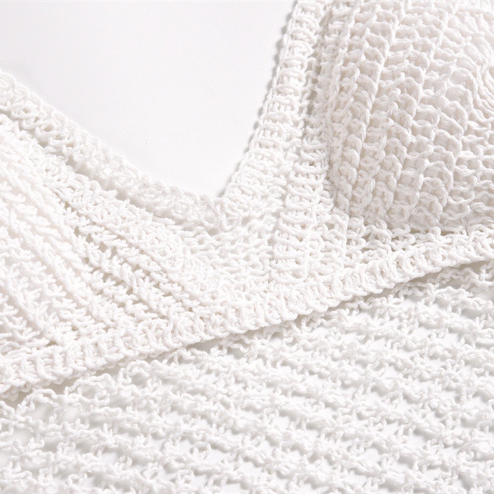 Lightweight Knitted Beach Camisoles for Women Bohemian Style with Tassels - Picture 23 of 50