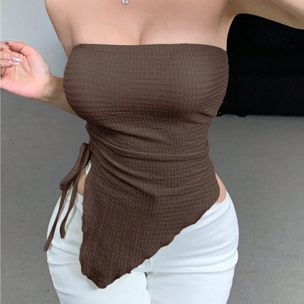 Elegant Lace Up Vest for Women Perfect for Daily Activities and Outings - Picture 7 of 9