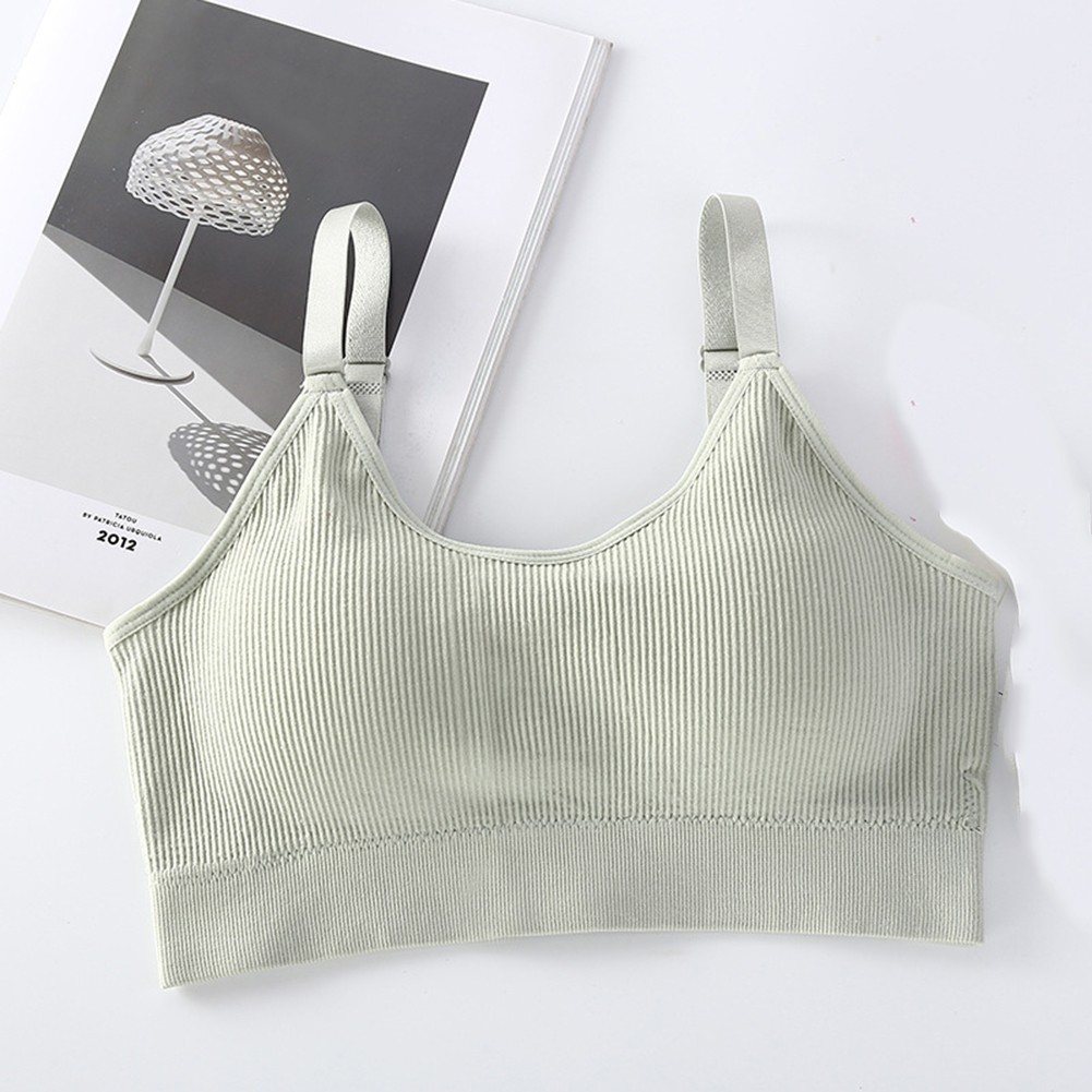 Loungewear Seamless Sleep Bra Open Back Bra Back Closure Regular Clothing Length