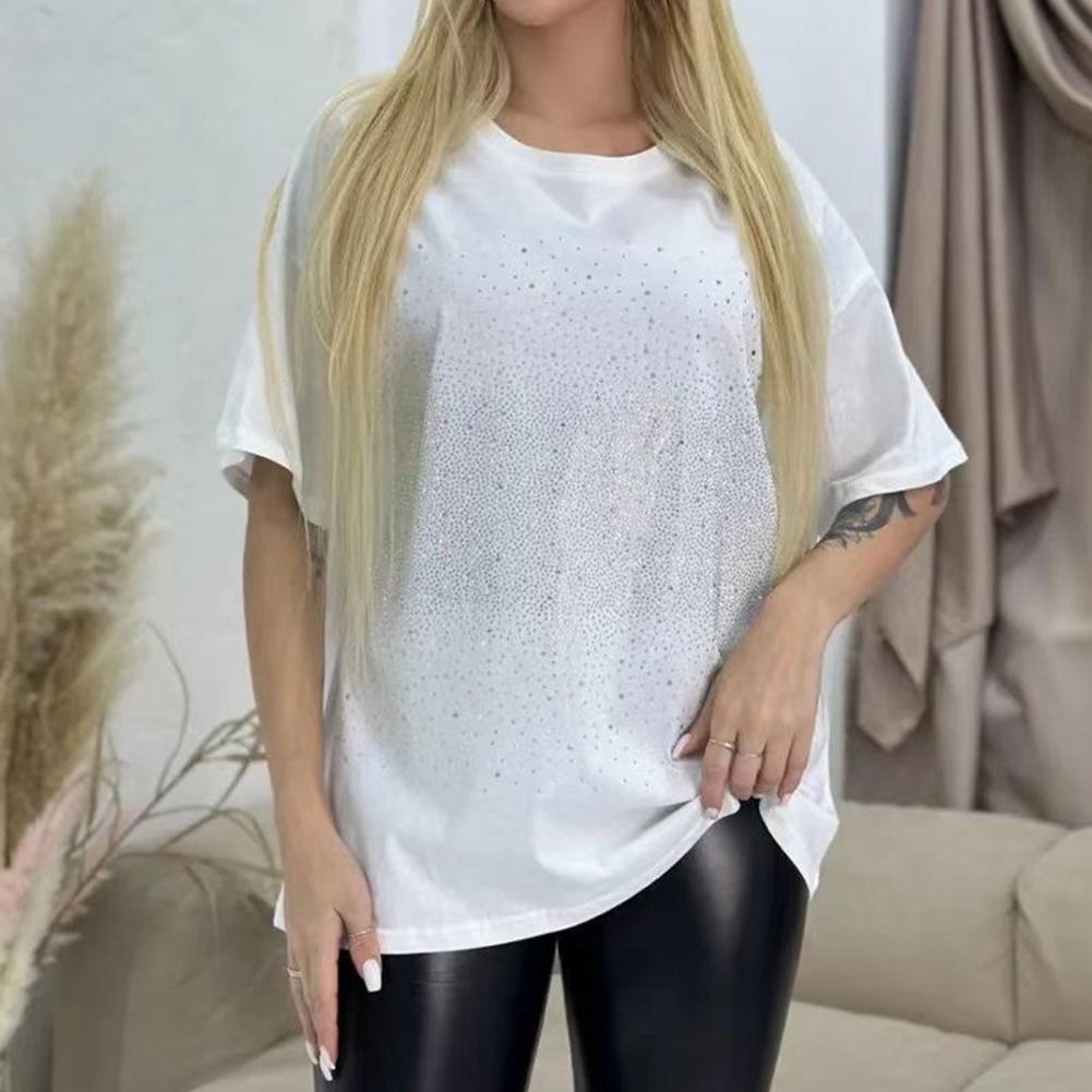 Pure Color Short Sleeved Top for Women Perfect for Daily Wear and Vacation - Picture 13 of 18