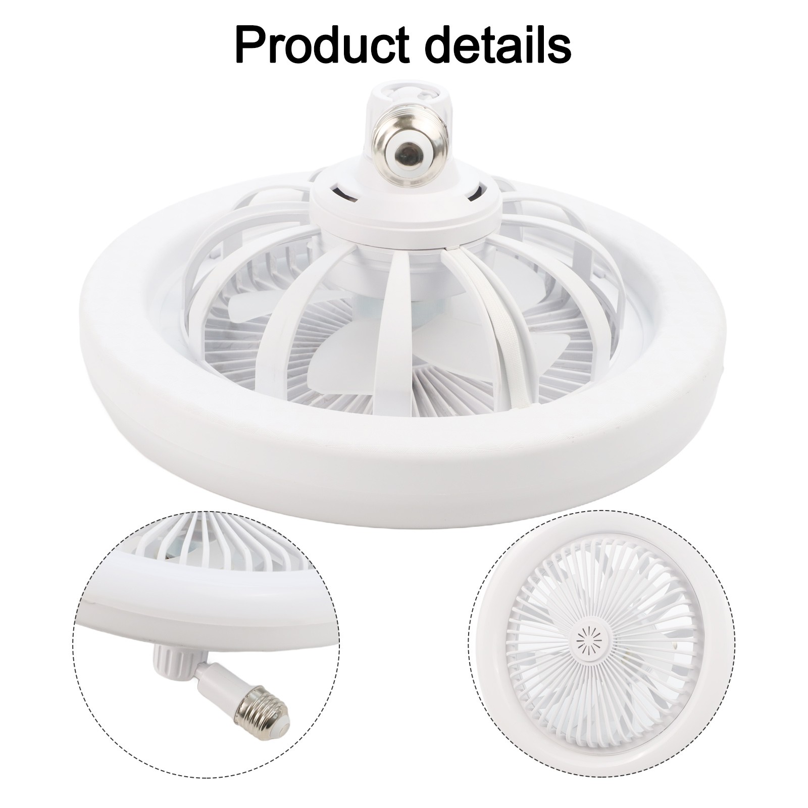 Energy Saving LED Fan Light E27 Screw Super Bright for Bedroom Lighting - Picture 53 of 58