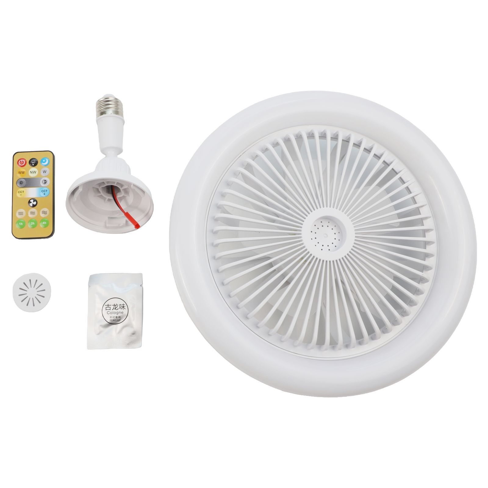 Energy Saving LED Fan Light E27 Screw Super Bright for Bedroom Lighting - Picture 56 of 58