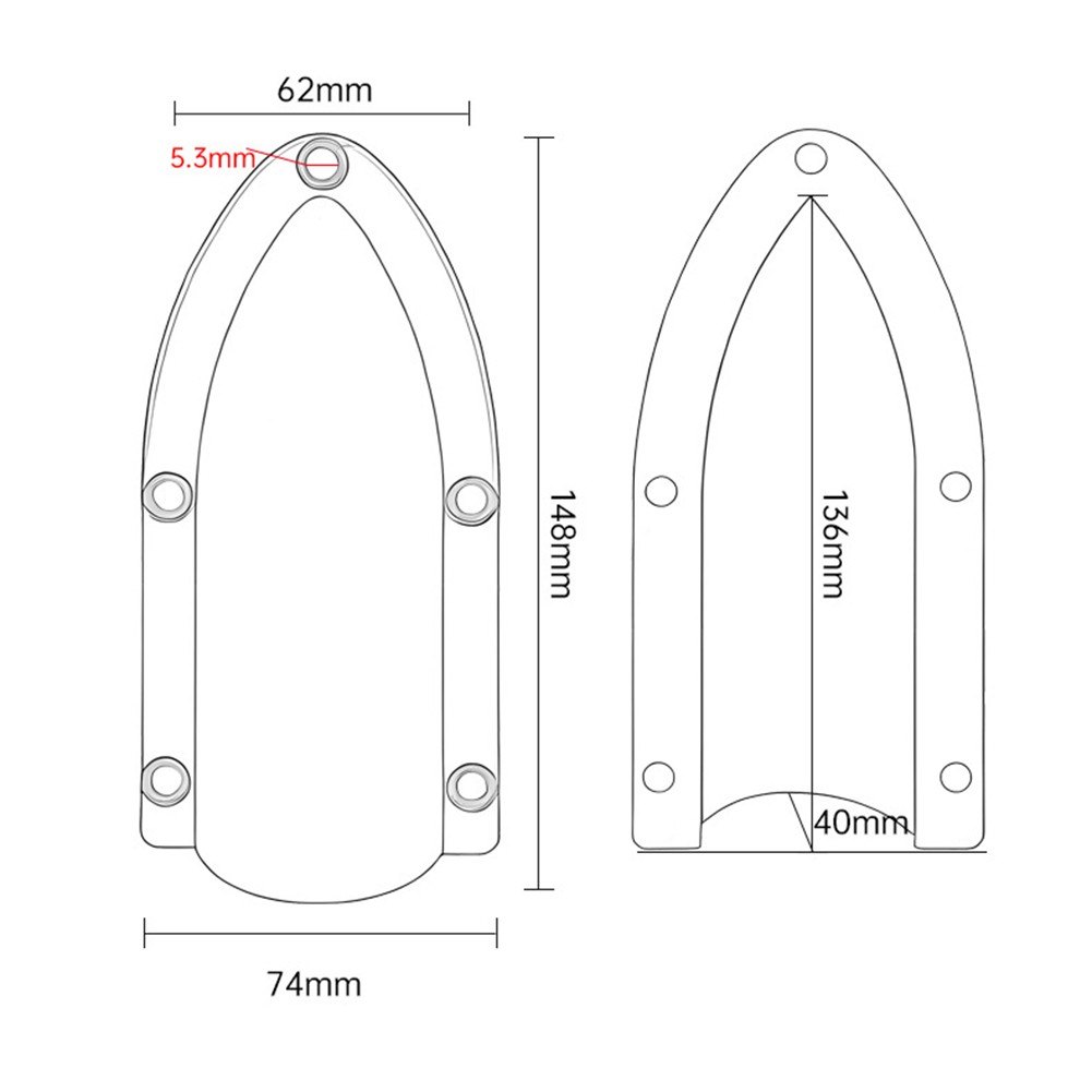 ABS Marine Drain Cover Vent for Boats and RVs 2pcs Set for Hull Protection - Picture 25 of 32