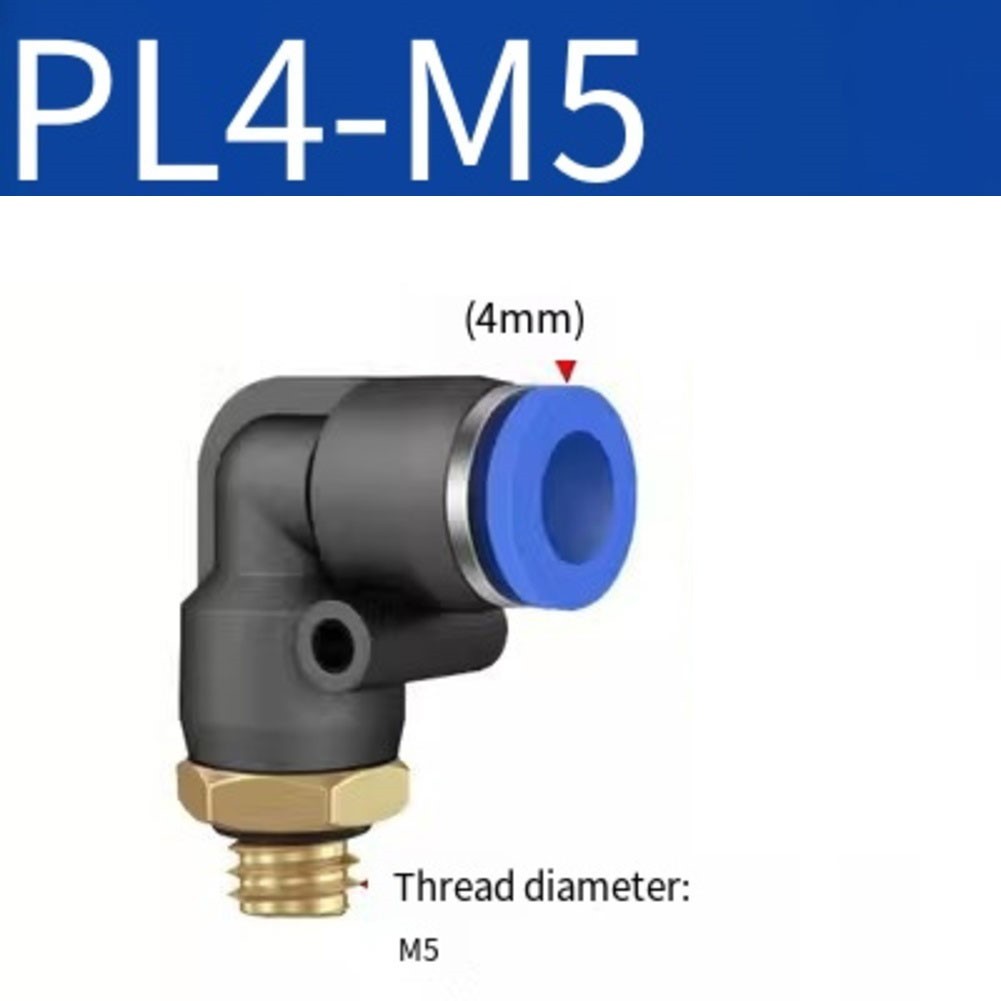 10pcs PL4M5 Quick Connect Hose Connector for PU Nylon Tube Leakproof Design - Picture 15 of 20