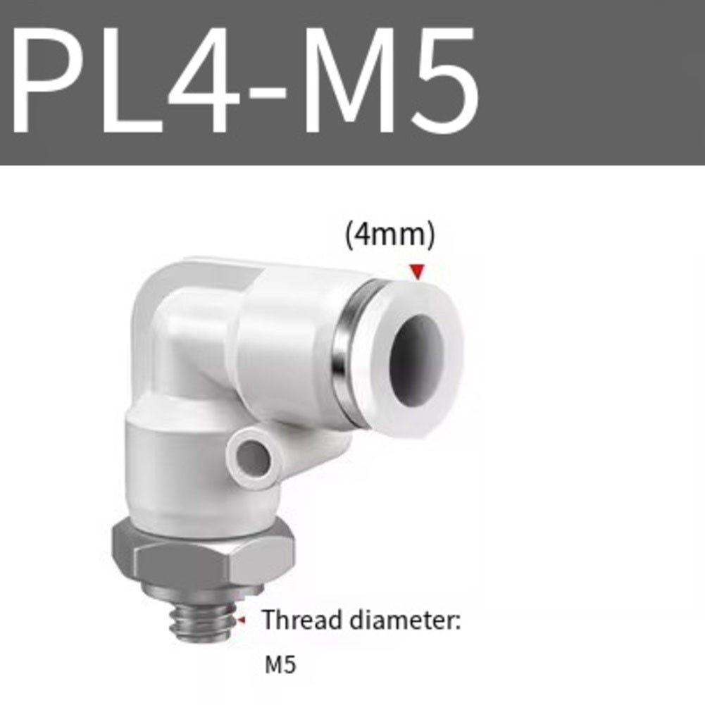 10pcs PL4M5 Quick Connect Hose Connector for PU Nylon Tube Leakproof Design - Picture 18 of 20