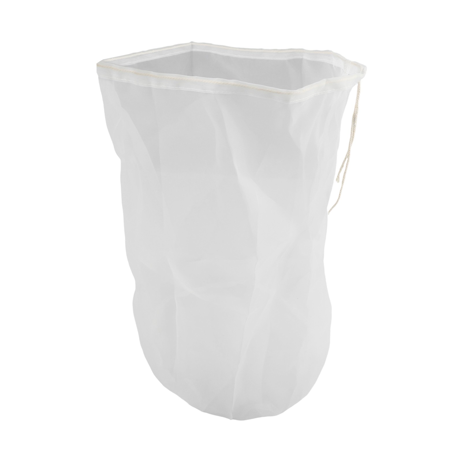 Nylon Mesh Filter Bag for Aquariums with 100300 Mesh and Drawstring Closure