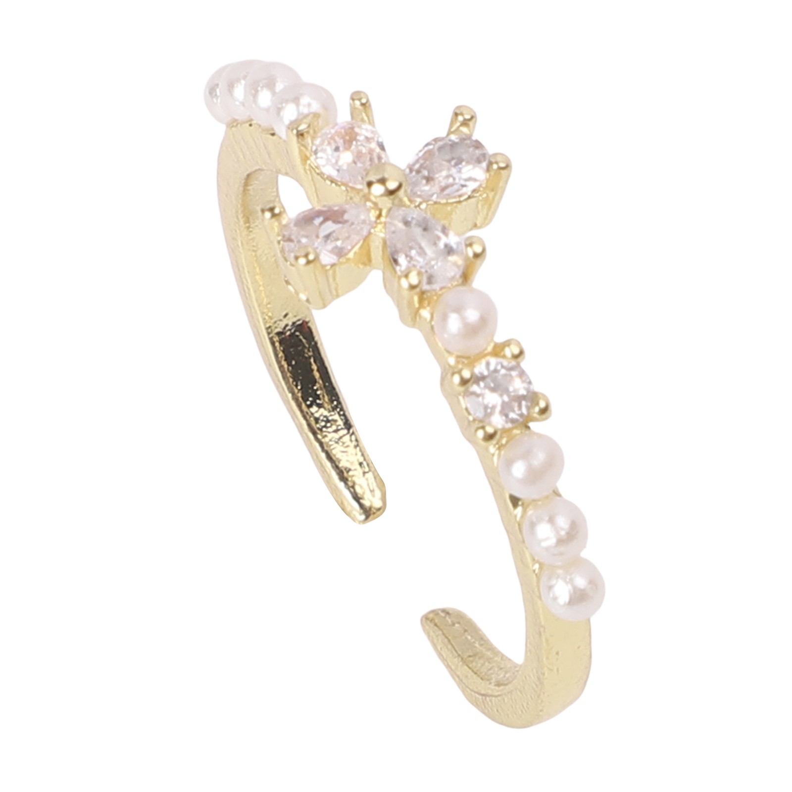 Adjustable Zircon Ring Perfect for Minimalist Aesthetics and Fashion Events - Picture 13 of 27