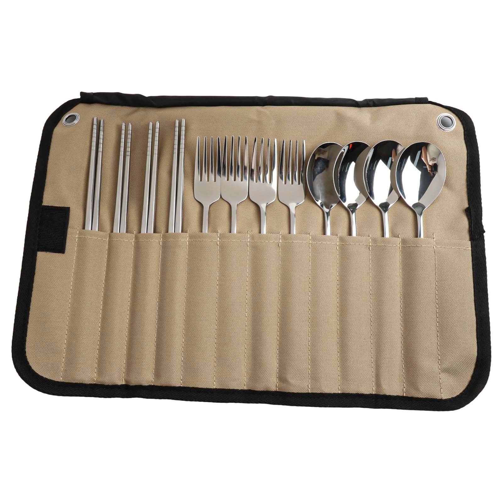 Tough and Reliable Camping Cutlery Made of Rust Proof 304 Stainless Steel