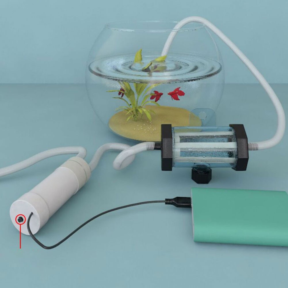 Siphon Vacuum Cleaner for Aquariums with USB Pump for Efficient Water Changing - Picture 14 of 20