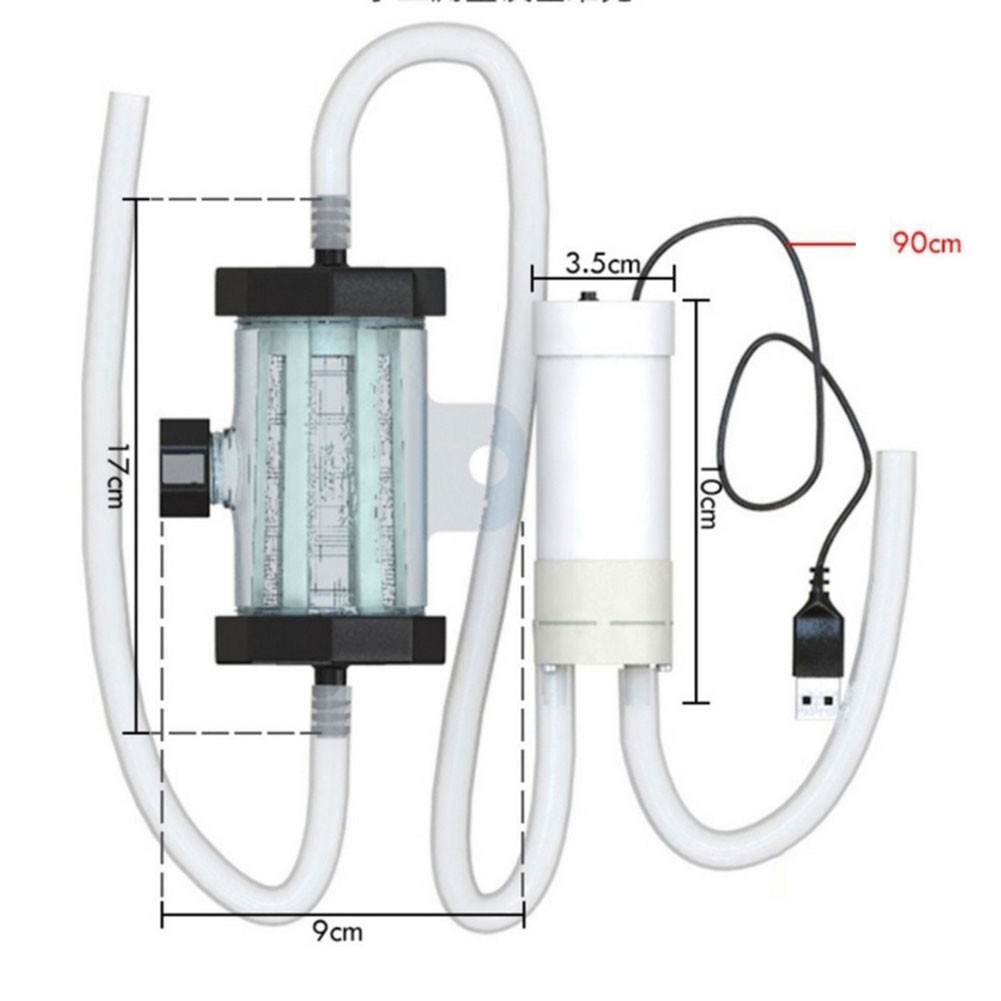Siphon Vacuum Cleaner for Aquariums with USB Pump for Efficient Water Changing - Picture 15 of 20