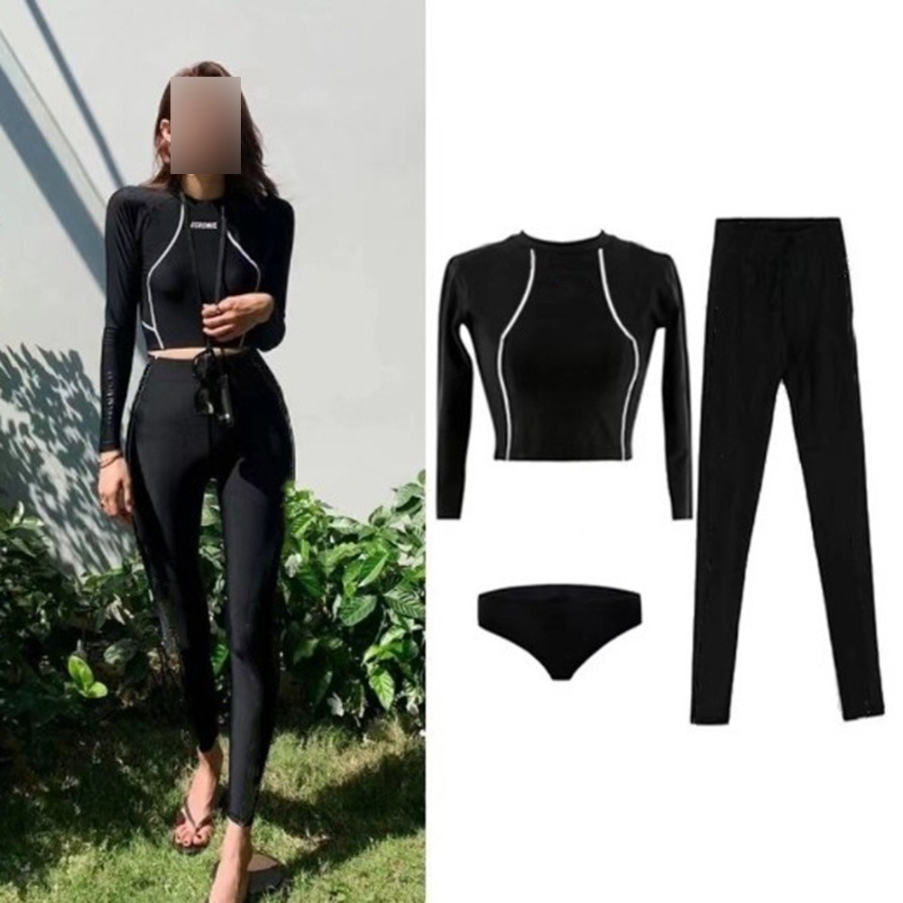 Rash Guard Set for Women Long Sleeve and Slim Fit Swimwear for All Summer Days - Picture 21 of 21