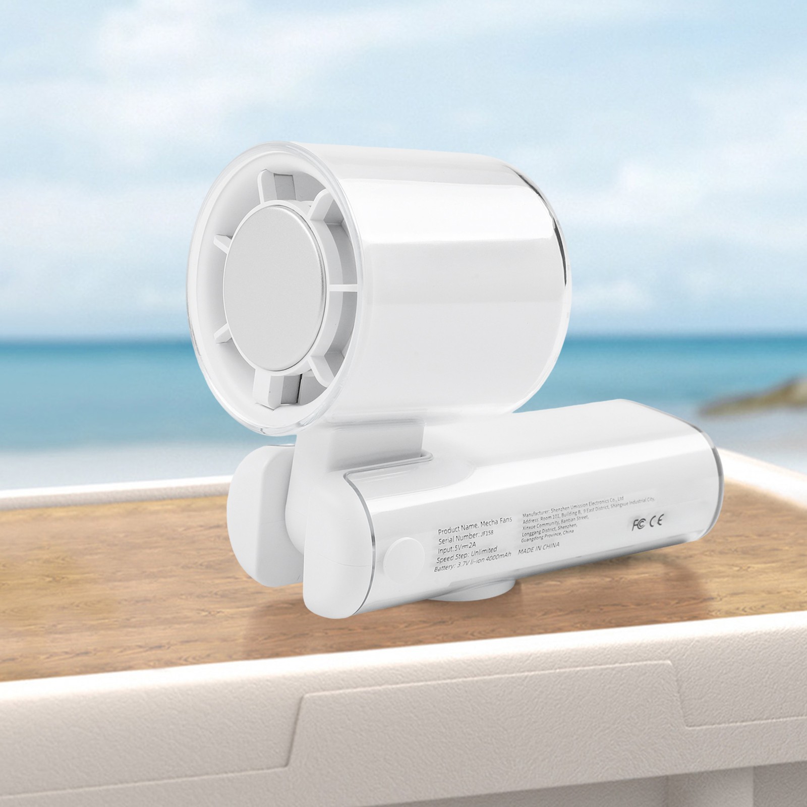 Reisefreundlicher Handventilator mit Eiskühlfunktion 199 Geschwindigkeitsstufen - Photo 18/28